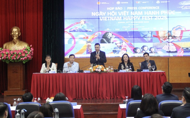 "Vietnam Happy Fest 2025 - Ngày hội Việt Nam Hạnh phúc” sẽ được tổ chức từ ngày 05 đến 07/12 tại Phố đi bộ Hồ Hoàn Kiếm, Hà Nội