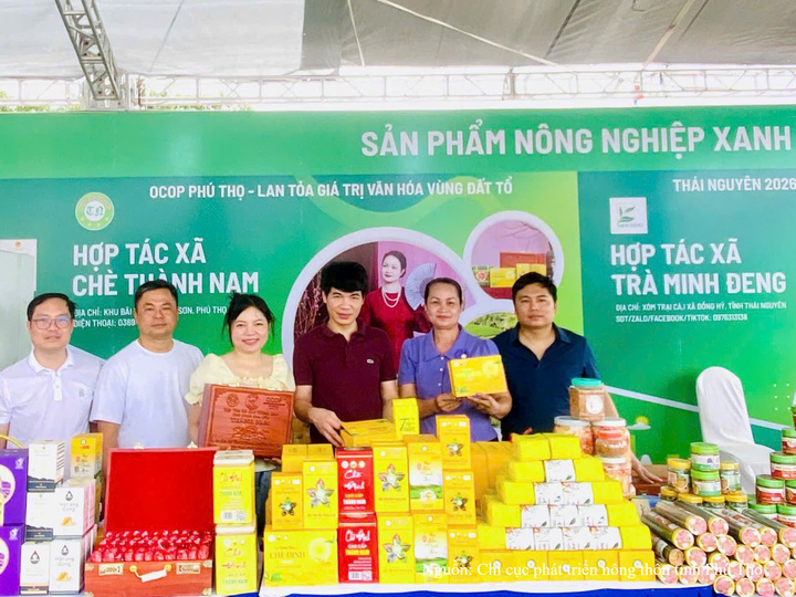 Sở Nông nghiệp và Môi trường tỉnh Phú Thọ phối hợp với các ngành, địa phương và chủ thể tổ chức quảng bá, giới thiệu các sản phẩm OCOP, kết nối cung - cầu.