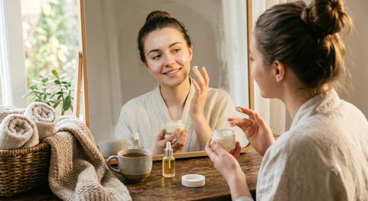 Chăm sóc da hằng ngày là bí quyết giúp làn da mịn màng trong mùa hanh khô.