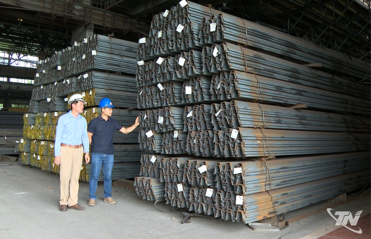 Sản phẩm thép của Công ty CP Gang thép Thái Nguyên được tiêu thụ tích cực, với sản lượng 9 tháng năm 2026 đạt 730 nghìn tấn, tăng 10,5% so với cùng kỳ năm trước.