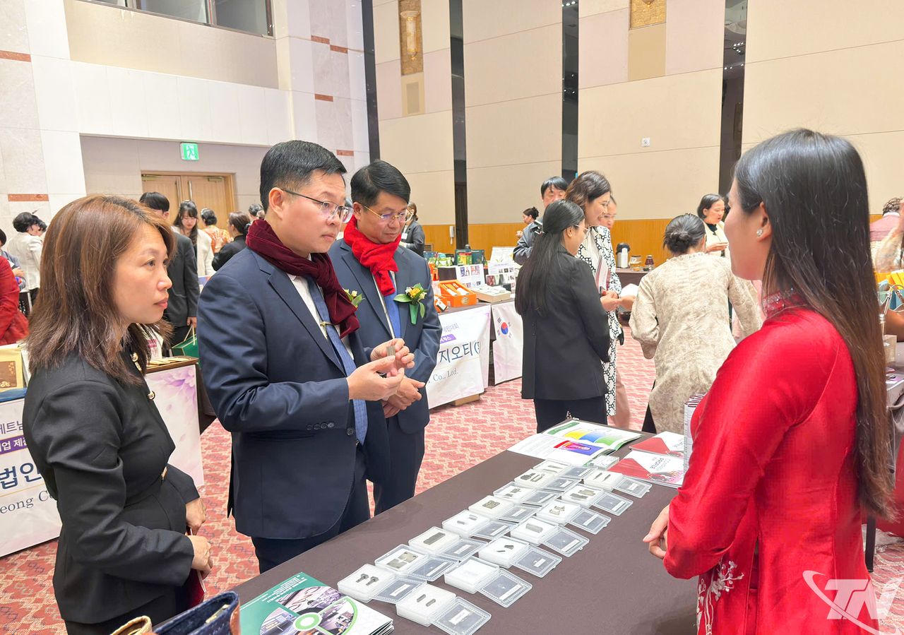 Các doanh nghiệp hội viên đã giới thiệu hoạt động sản xuất, kinh doanh, trưng bày sản phẩm và tìm hiểu cơ hội kết nối,