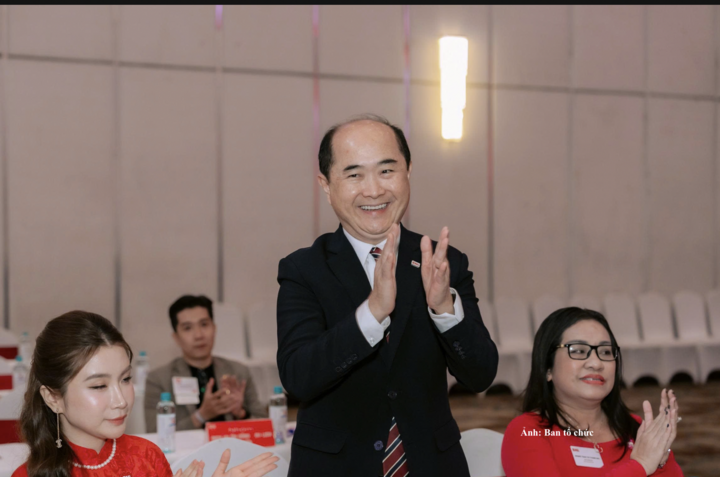 Ông Hồ Quang Minh - Chủ tịch sáng lập BNI Việt Nam tại sự kiện.