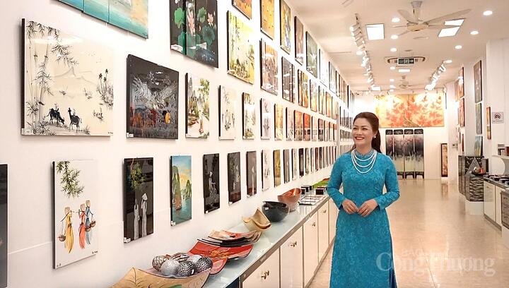 ThS. Nguyễn Thị Minh Thu - doanh nhân, CEO Công ty Mỹ nghệ và Đầu tư thương mại Đông Phương (Đông Phương Art). Ảnh: Minh Thùy
